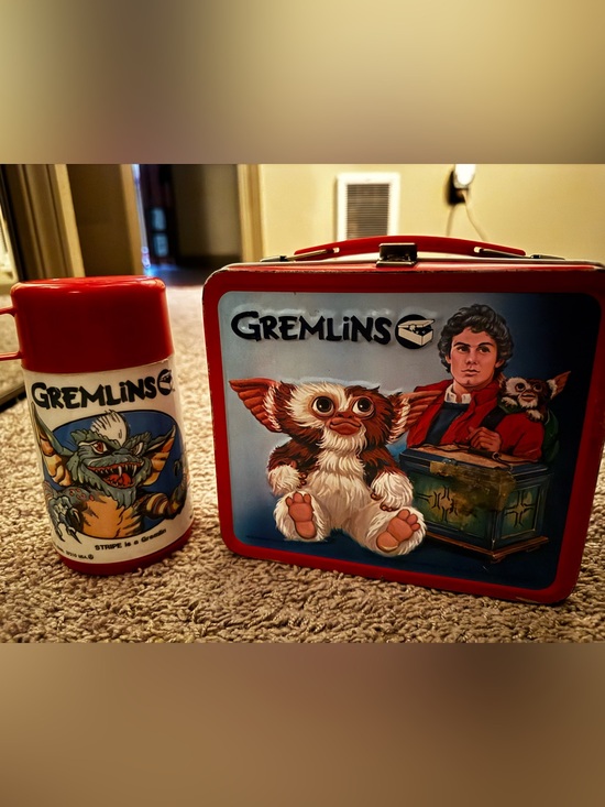 Other - Vintage 1984 GREMLINS Metal Lunchbox with Thermos by Aladdin